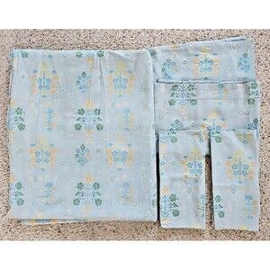 FRETTE Royal Collection Scandinavian Floral Full Duvet Cover Pillow Shams Cotton